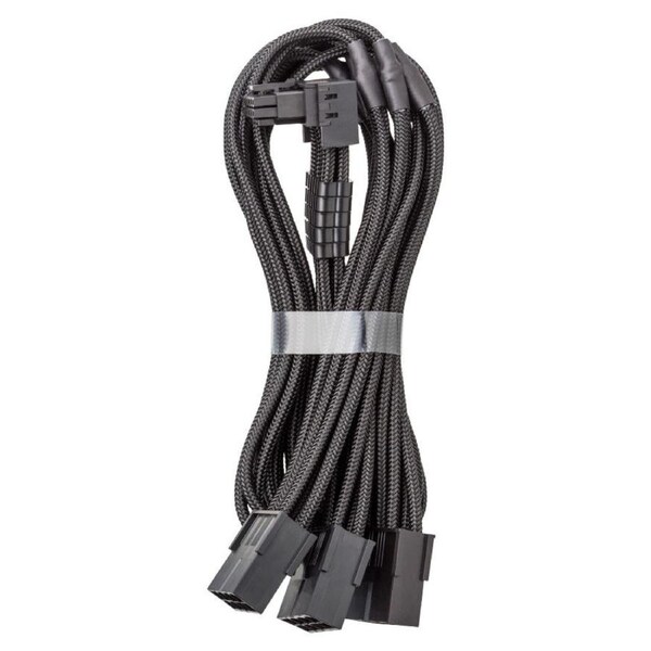 CableMod Pro ModMesh 12V-2x6 90 Deg PCIe Extension Variant A Triple 8-pin Black