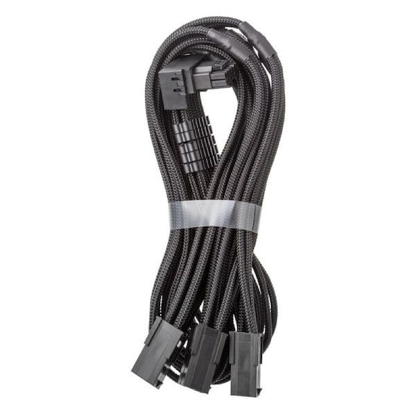 CableMod Pro ModMesh 12V-2x6 90 Deg PCIe Extension Variant B Triple 8-pin Black