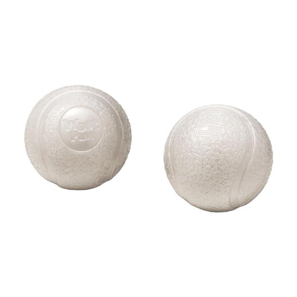 2pc West Paw Boundr Pet Dog Ball Throwing Chew Toy Small Glow In The Dark