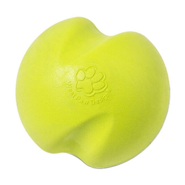 West Paw Jive Pet Dog Ball Throwing Soft Chew Toy Small Granny Smith
