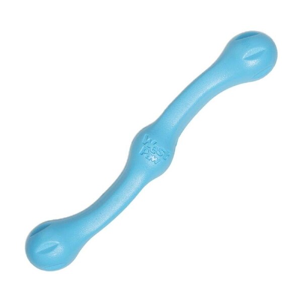 West Paw Zwig Pet Dog Fetch Throwing Soft Chew Toy Aqua
