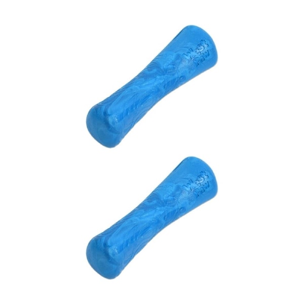 2PK West Paw Drifty Bone Pet Dog Fetch Throwing Soft Chew Toy Small Surf