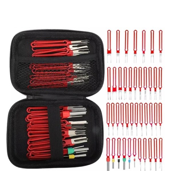 Terminal Removal Connector Tool Electrical Wire Kit Pin Ejector Extractor Auto++