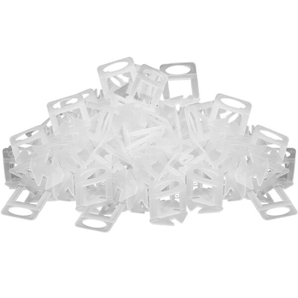 Nevenka 2000Pcs Tile Leveling System Clips 1/16In DIY Spacers
