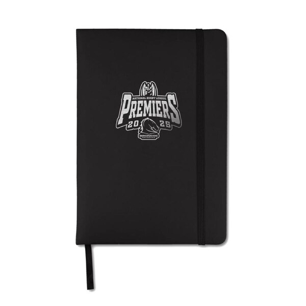 Brisbane Broncos NRL Premiers Premiership 2025 A5 Note Book
