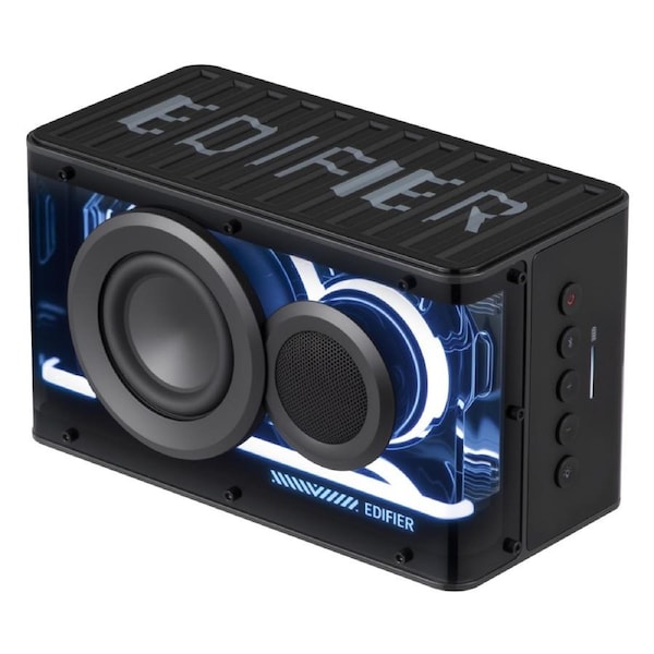 Edifier QD25 Bluetooth Speaker, Hi-Res Audio Bluetooth 6.0, Black