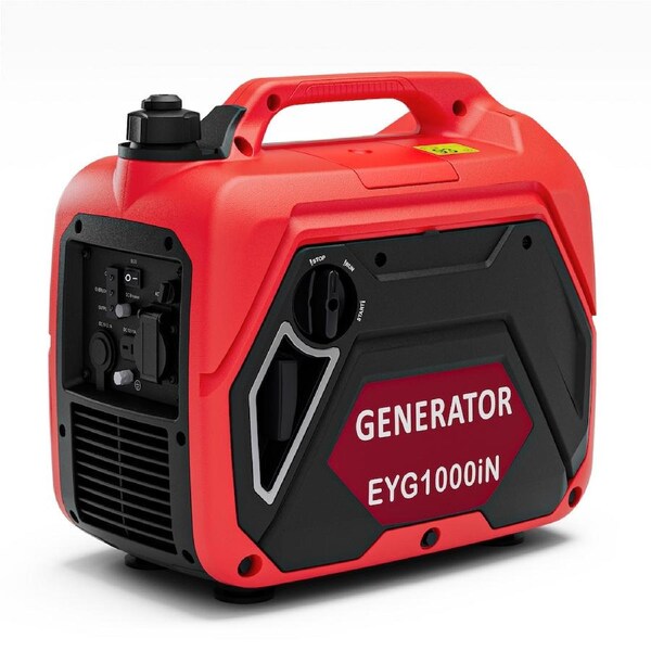 Advwin Protable Inverter Generator, 1000W Petrol Powered Generator Pure Sine Wave, 4 Stroke, for Home Backup, Outdoor, Camping, RV Ready