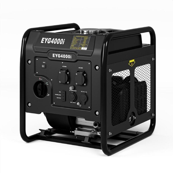 Advwin Inverter Generator 3500W, Petrol Generator Pure Sine Wave, Portable Open Frame Generator with ECO Mode, 212cc 4-Stroke Engine Power Equipment for RV Ready, Emergency Camping and Home Backup