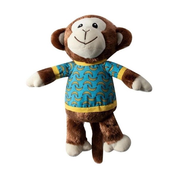 Petshop By Fringe Studio Bananas The Monkey Plush Dog Toy Extra Large