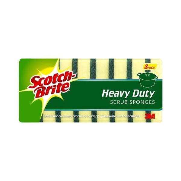 Scotch-Brite Heavy Duty Scrub Sponge 8-Pack