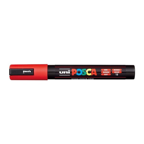 Posca PC-5M Med Blt Paint Red