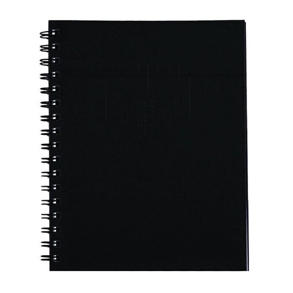 Spirax 511 Hard Cover Book 225X175mm 200Pg Blk Pk5
