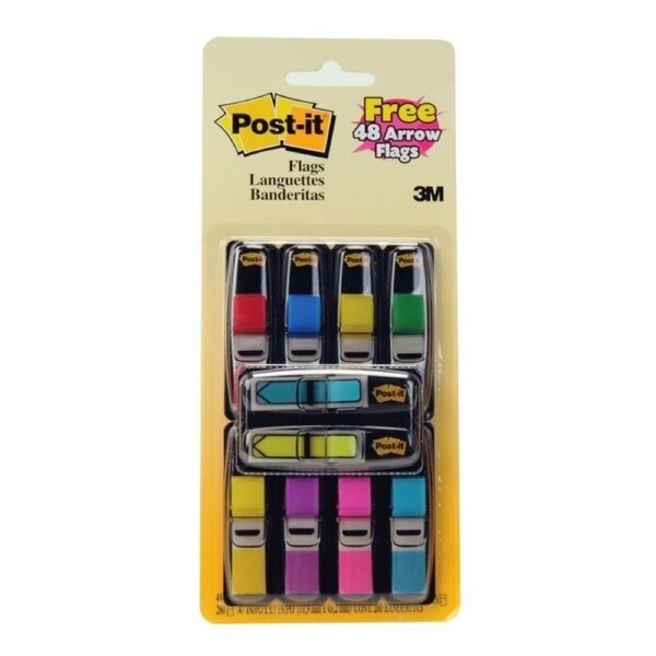 Post-It Flags Assorted Sizes & Colours - Value Pack
