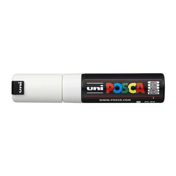 Posca PC-8M Bold Chisel White