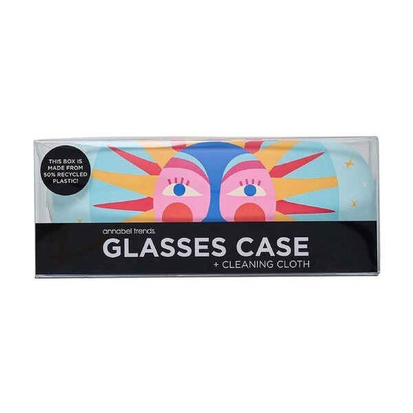 Annabel Trends Glasses Case Combo W/ Matching Cloth 15x6cm Fiesta Sun