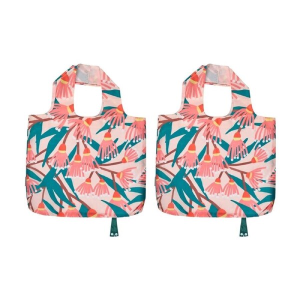 2PK Annabel Trends Reusable Shopping Tote Bag 50x42cm Blossom Branches