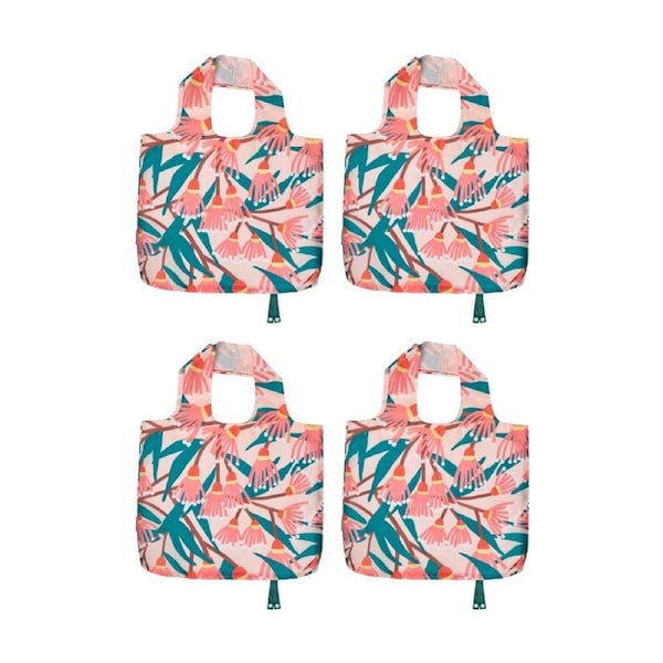 4PK Annabel Trends Reusable Shopping Tote Bag 50x42cm Blossom Branches