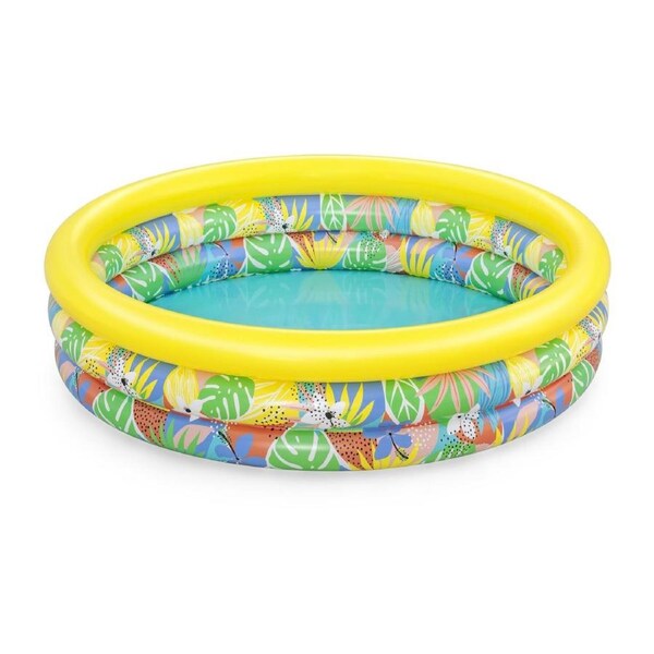 Bestway 1.68m x 38cm Floral Paradise Play Pool