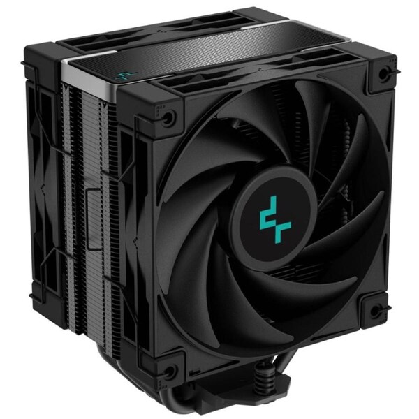 DeepCool AK400 Zero Dark Plus Performance CPU Cooler, 4 Heat Pipe Tower, High-Performance FDB Fan, 220W Heat Dissipation, Intel LGA1851/700 AM4/5