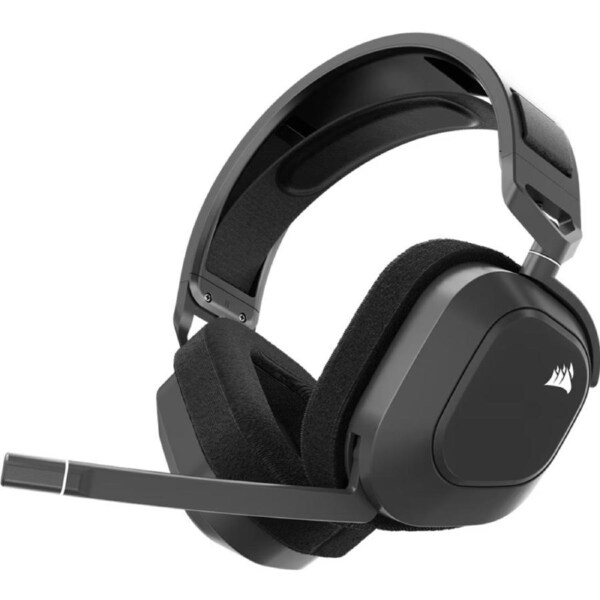 Corsair HS80 MAX WIRELESS Gaming Headset Steel Gray, 50mm drivers, Dolby Atmost, 24130h battery, RGB, multi-platform PC/PS/Switch/Mobile