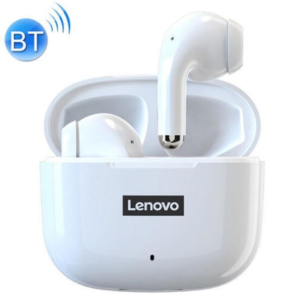 Lenovo CBH-LP40WH Wireless TWS Earbuds & Charging Case with Touch Control White