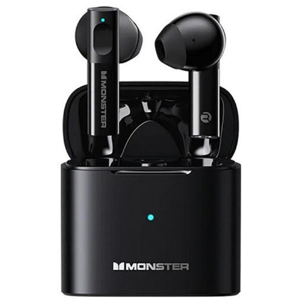 Monster XKT03-BK Wireless Bluetooth Earbuds&Charging Case HIFI Sound Quality-Bk