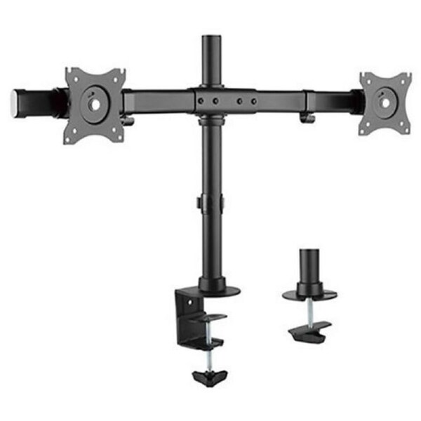 Prolink BKT2603 Dual LCD Monitor Desktop Bracket with Curved Horizontal Rail