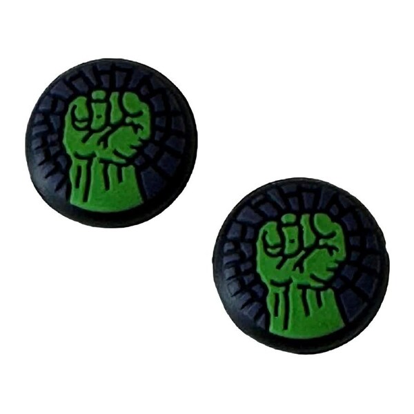 Thumb Grips x 2 For PS4 PS5 XBOXONE Xbox Series X Toggle Cover Cap The Hulk
