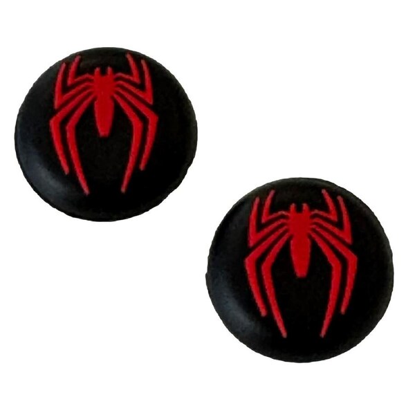 Thumb Grips x 2 For PS4 PS5 XBOXONE Xbox Series Toggle Cover Cap Spiderman BR