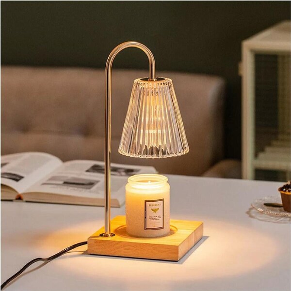 Aromatherapy Melting Wax Lamp Dimmable Night Light Table Candle Warmer Lamp