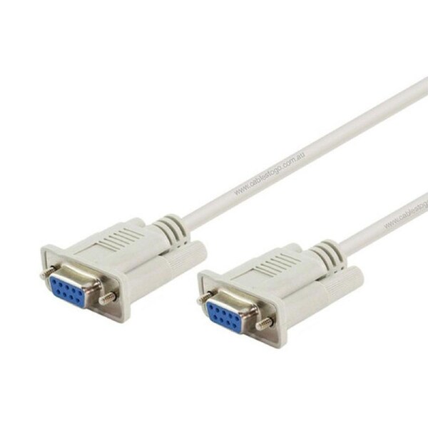 [NB-DB9NULL-FF-2] 2m Serial RS232 Null Modem Cable DB9 Female to Female