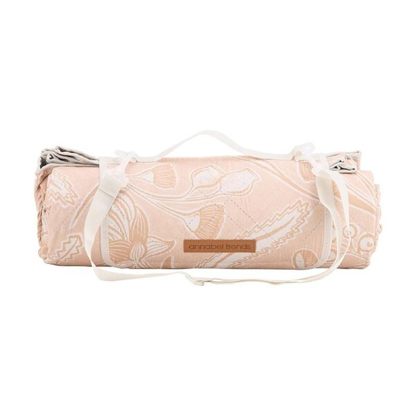 Annabel Trends Picnic Mat Trailing Natives Tan W/ Extendable Strap 2x2m