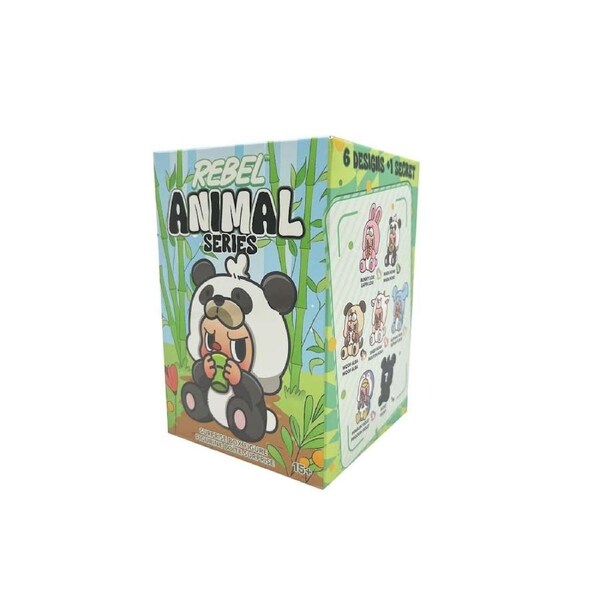 Rebel Bear Mystery Animal Series Plush Blind Box