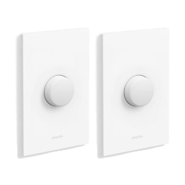 2PK Philips Hue Smart Wall Mount Button W/Adaptive Lighting Wireless