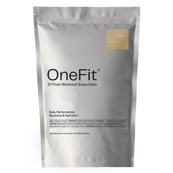 OneFit Post-Workout Recovery Vanilla Icecream 700g Pouch