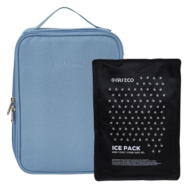Ever Eco Insulated Lunch Bag with Ice Pack Cove