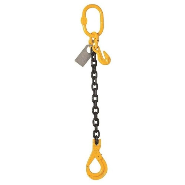 LIFT SAFE&nbsp;Single Leg&nbsp;Chain Sling - 13mm x 2m - W.L.L 5300kg - CS131X2 - Grade 80