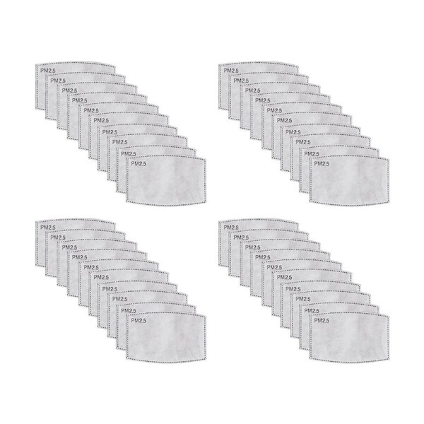 4x10pc Annabel Trends Face Mask Filter Compatible W/ Annabel-Trends Mask 12x8cm