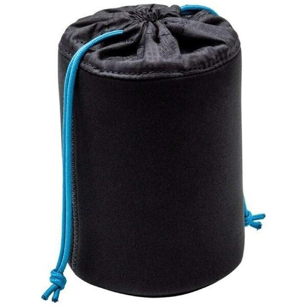 Tenba Tools Soft Lens Pouch 13 x 9cm Neoprene Drawstring Closure - Black