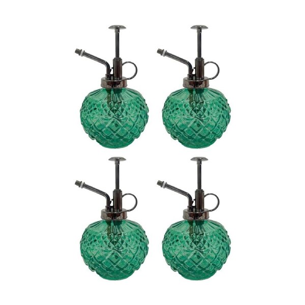 4PK Annabel Trends Diamond Plant Gardening Mister Spray Bottle Green