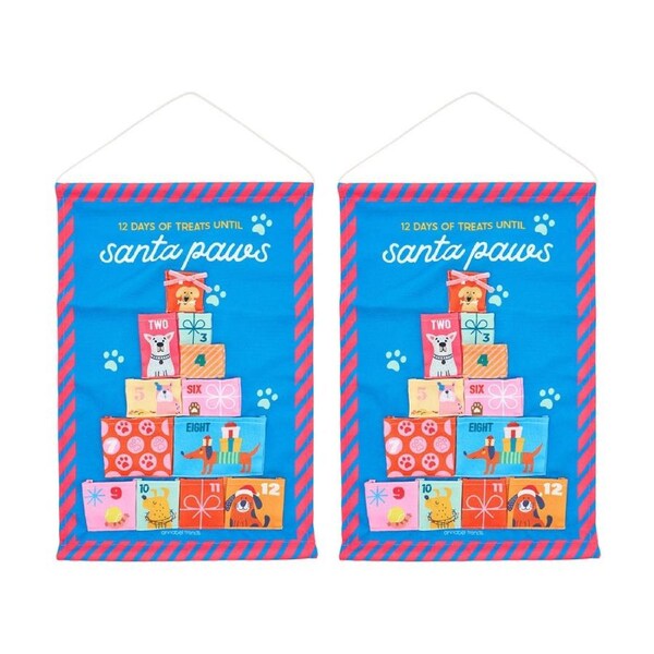 2PK Annabel Trends 12-Day Christmas Advent Calendar For Dogs 39x58.5cm
