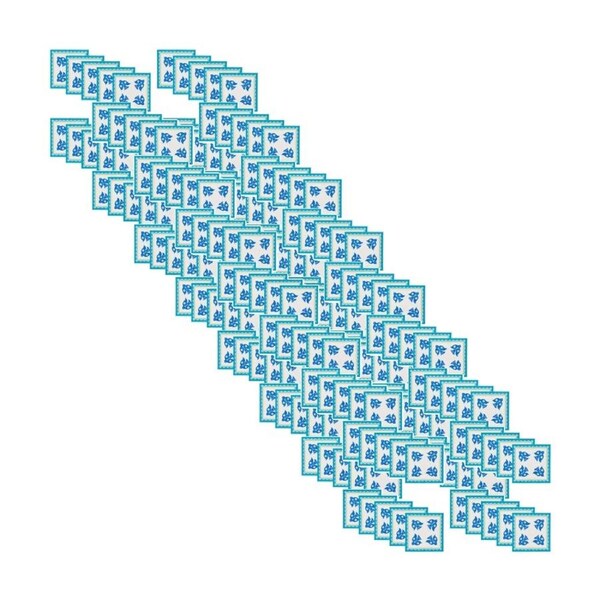 8x 20pc Annabel Trends Blue Festive Paper Napkins Fiesta Bird 23.5x33cm