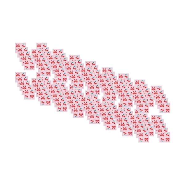 8x 20pc Annabel Trends Red & Pink Paper Napkins Bows Cherries 23.5x33cm
