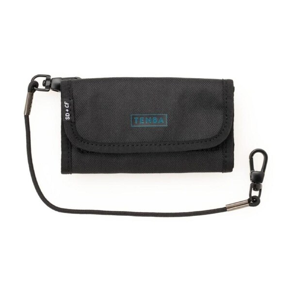 Tenba Tools Reload SD6+CF6 Card Wallet Memory Secure Quick Access Black