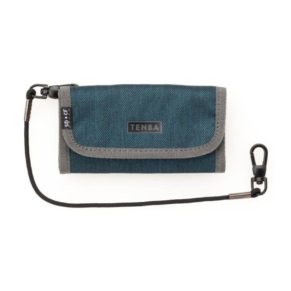 Tenba Tools Reload SD6+CF6 Card Wallet Memory Secure Storage - Blue