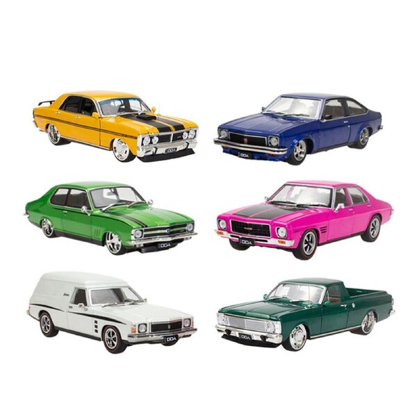 DDA 1:24 Scale Sfragismeno Series Australian Model Cars Diecast Model 6 Pieces