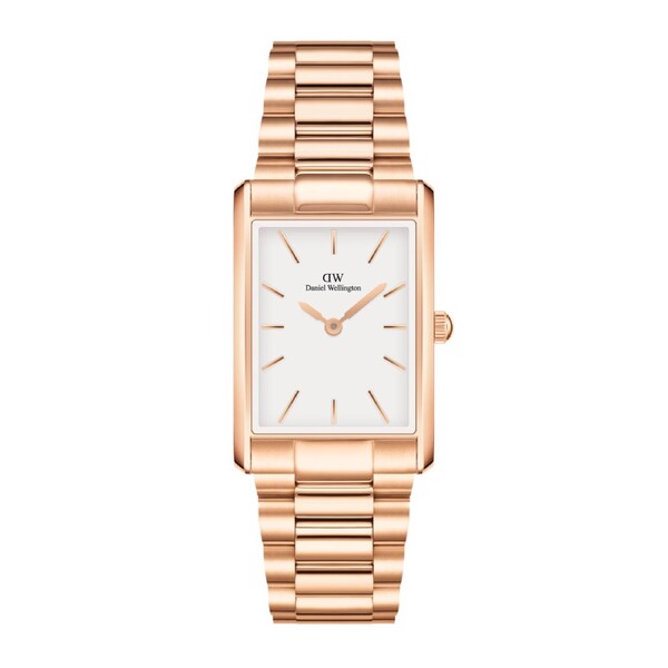 Daniel Wellington Bound 32x22 3-Link RG White Watch