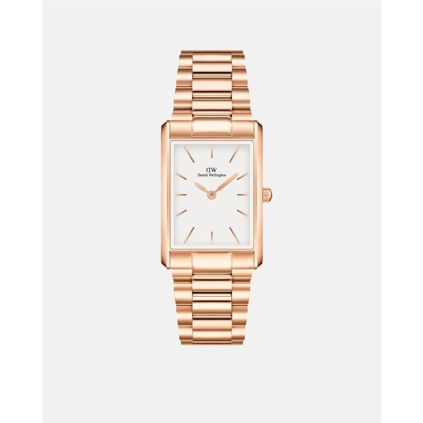 Daniel Wellington Bound 35x24 3-Link RG White Watch