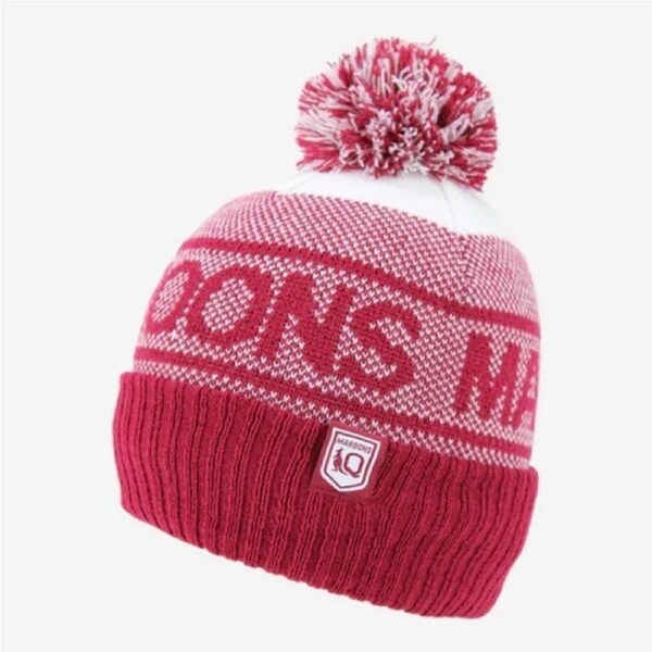 Queensland Maroons SOO Intercept Beanie - Maroon