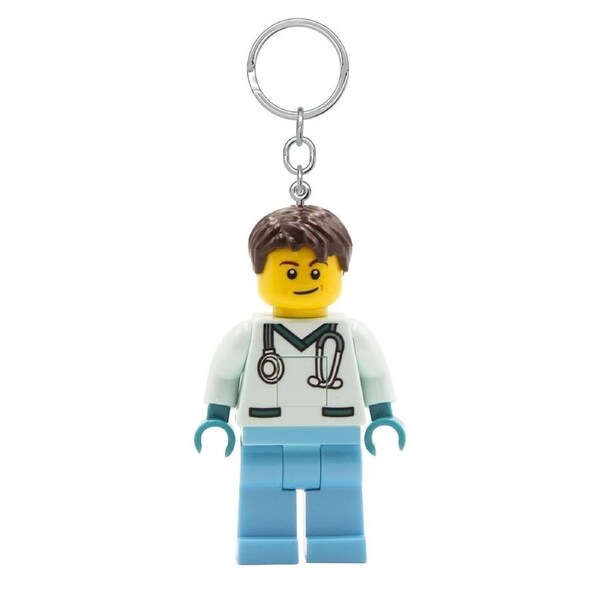 LEGO Male Doctor Key Light (Dark Hair)